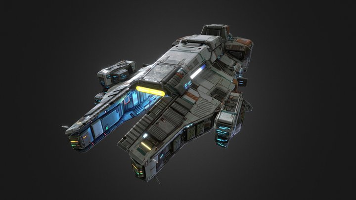 Taiidan Republic Carrier 3D Model