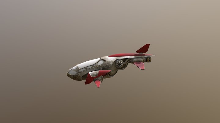 Sci-Fi_Ship 3D Model