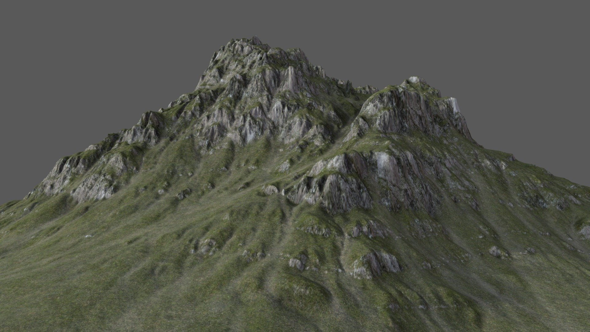 Grassy mountains - Download Free 3D model by olaurent [23f8357] - Sketchfab