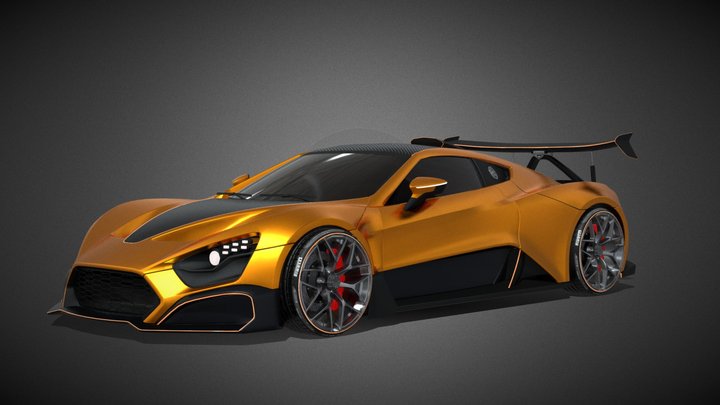 Zenvo TSR-S 3D Model