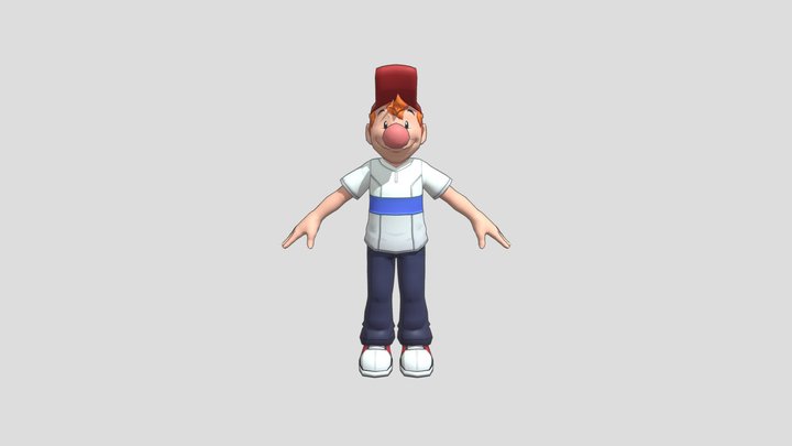 Cartoon Network: Fusionfall-Billy 3D Model
