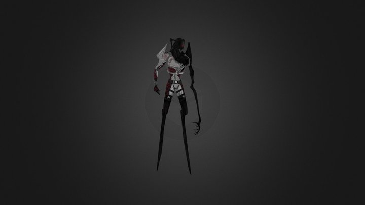 the protagonist of red limerence 3D Model