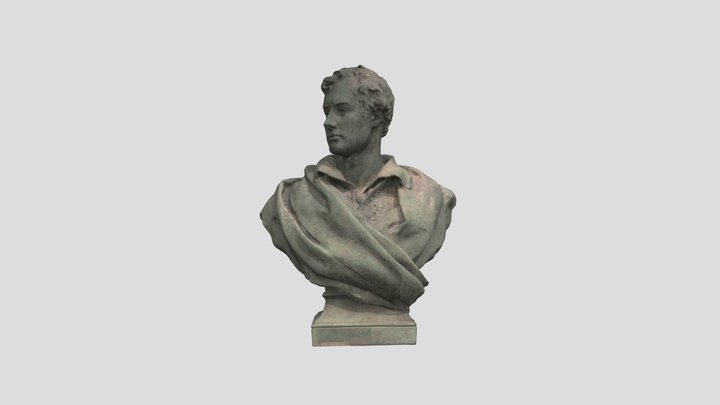 Lord Byron Bust 3D Model