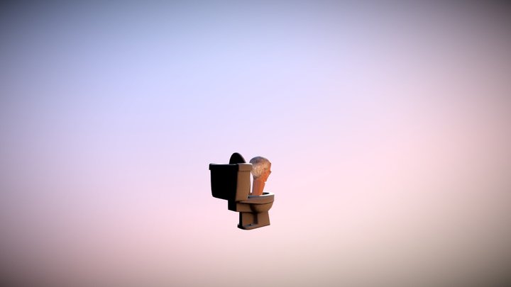 Skibidi toilet Old man 3D Model