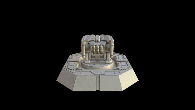 Quantum Laser Turret (New Paint Job) 3D Model