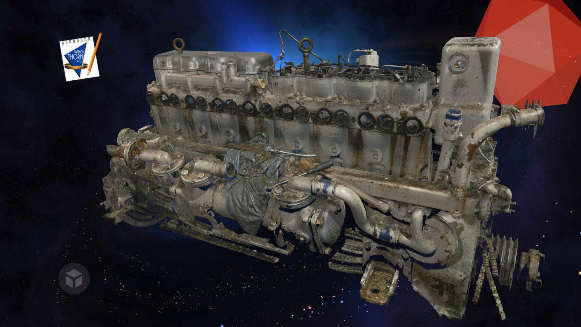 Old Boat Engine quick overview scan - 3D model by Patrick Thorn ...