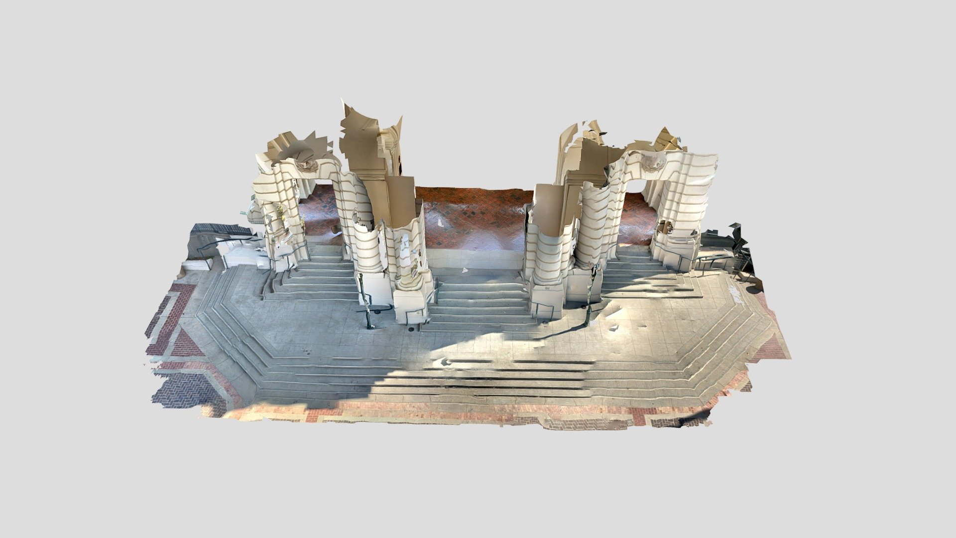 Pasadena Town Hall -- LiDAR iPad
