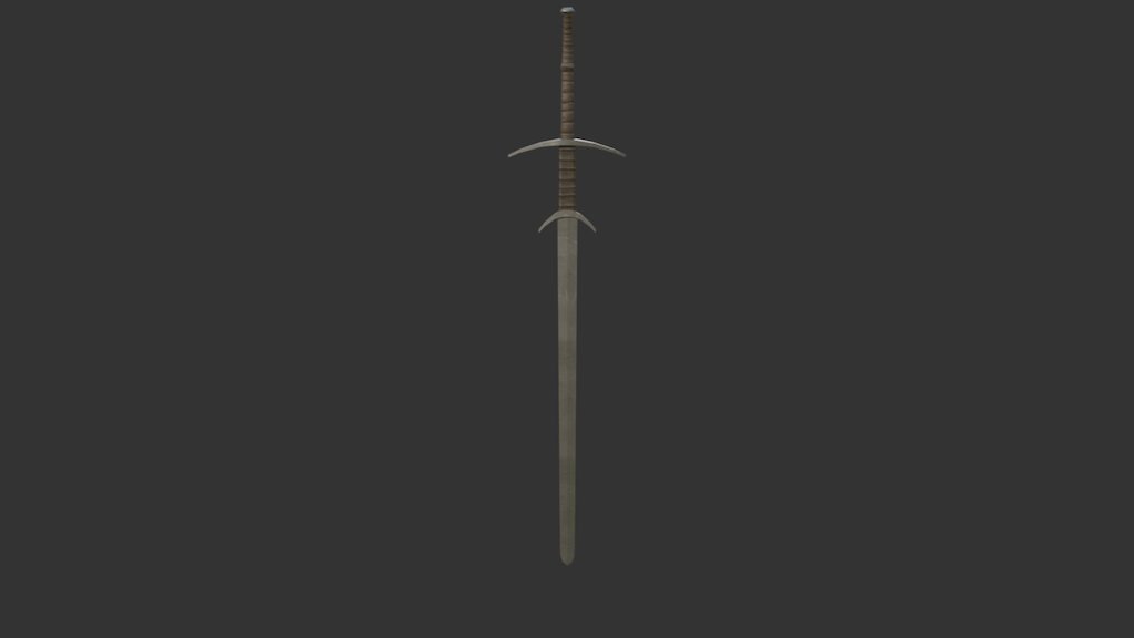 Simple Greatsword 3D model by tbmann [23fd285] Sketchfab