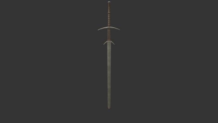 Simple Greatsword 3D Model