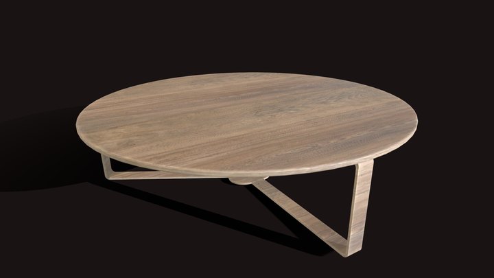 Circular Coffee Table 3D Model