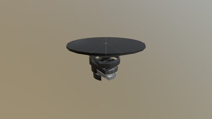 Finished Table 3D Model