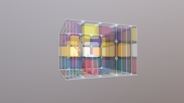 rubik’s cube model 3D Model