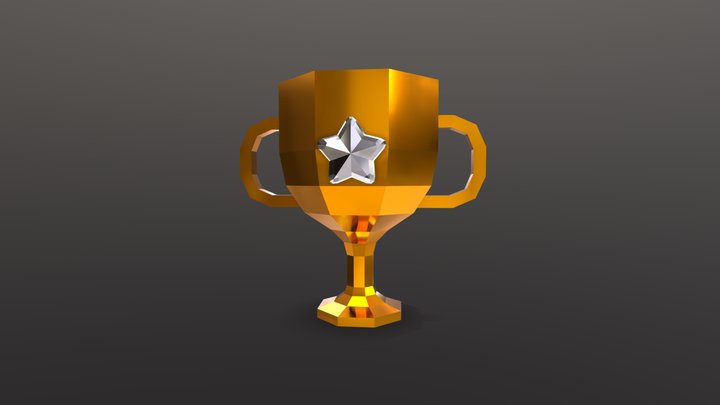 Trophy - Low poly - game ready
