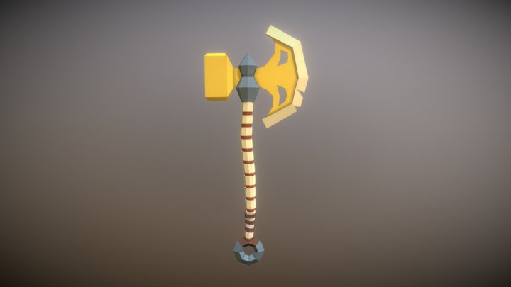 Axe of Bones 3D Model