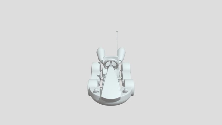 GAM_401_OL2_Yoshi Kart J L 3D Model