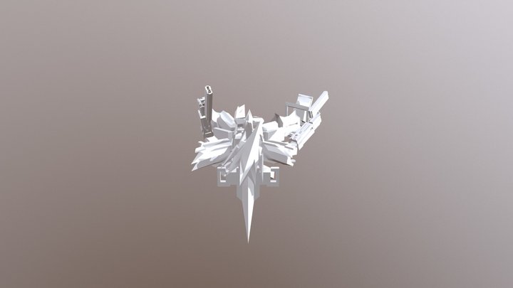 機体名　カエルレウム [caeruleum] 3D Model
