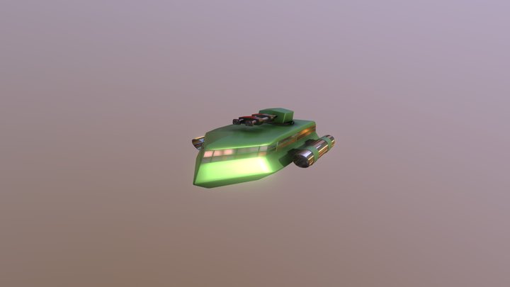 Simon's Space Ship 3D Model