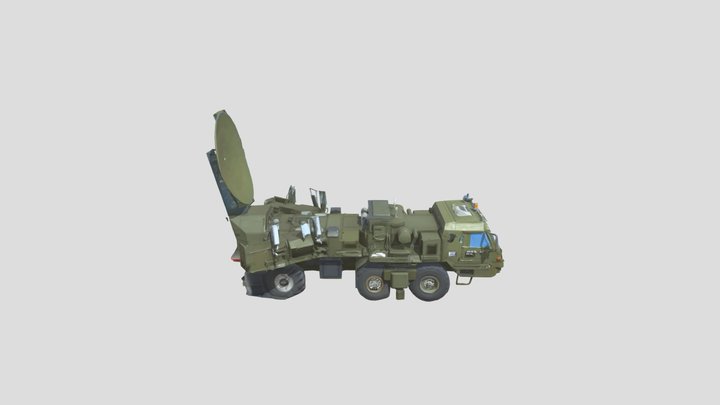 Military+radar+truck+3d+model (1) 3D Model
