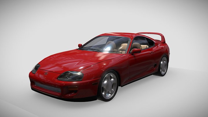 Toyota Supra Mk4 (1998) 3D Model