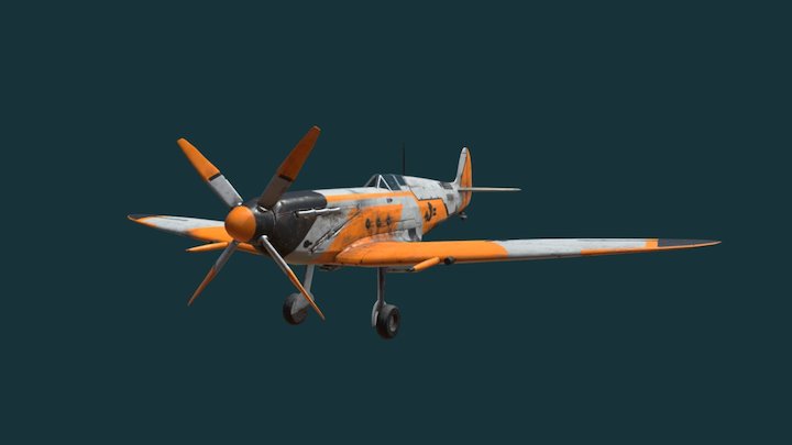 Spitfire Texturing Challenge 3D Model