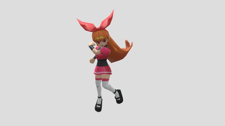 Fusionfall-Blossom(Legacy Textures) 3D Model