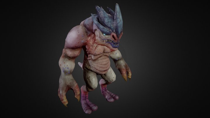Creature Character 3D Model