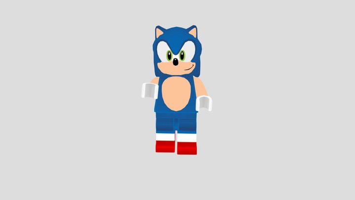 Mobile_-_Sonic_Dash_-_Sonic_LEGO 3D Model