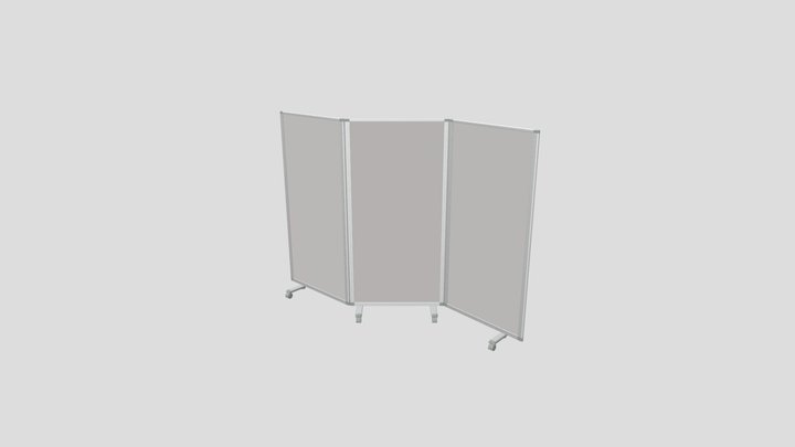 Blue Partition 3D Model