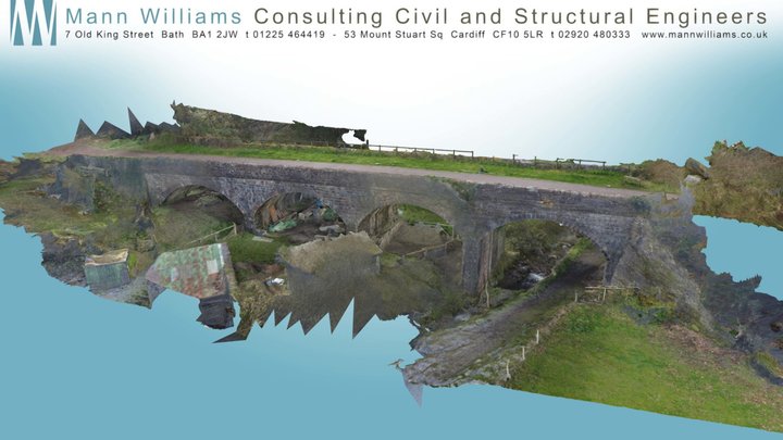 11736 - Cwm Shenklin Viaduct 2023 04 18 3D Model