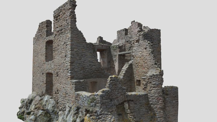 Castle Ruins Scan 3D Model