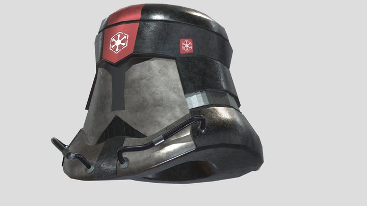 Imperial Trooper Helmet (SWTOR Era) 3D Model