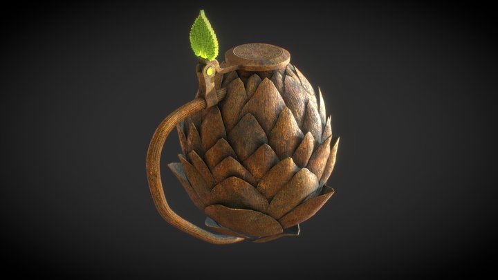 Beer Mug "Hop" 3D Model