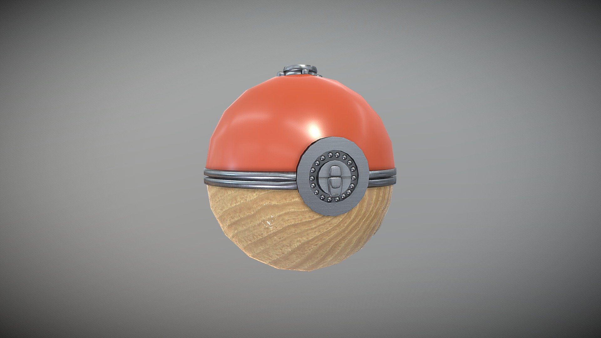 PokeBall Hisui - 3D model by Ojk114 [2405d27] - Sketchfab