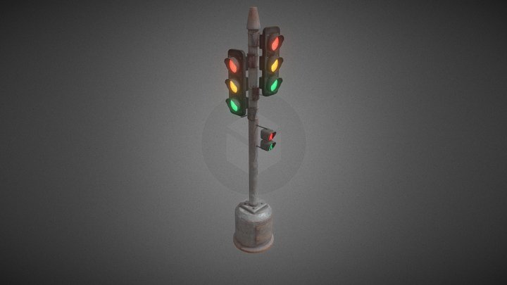 Traffic Light 3D Model