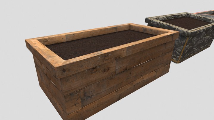 pot by levels for videogames 3D Model
