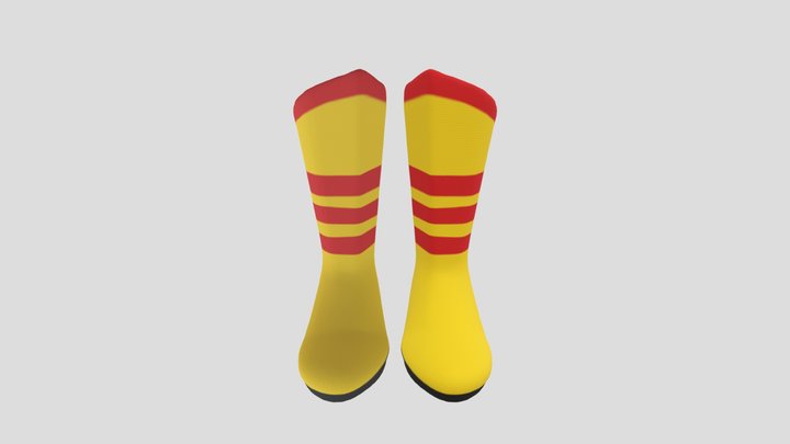 Superhero Boots 3D Model