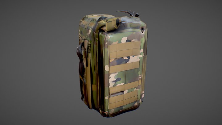 Military tactical pouch 3D Model