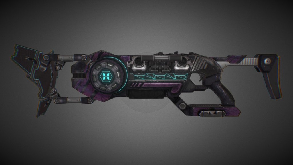 KF2 Skin : Synthwave - Microwave Gun - 3D model by Desty (@highdestiny ...