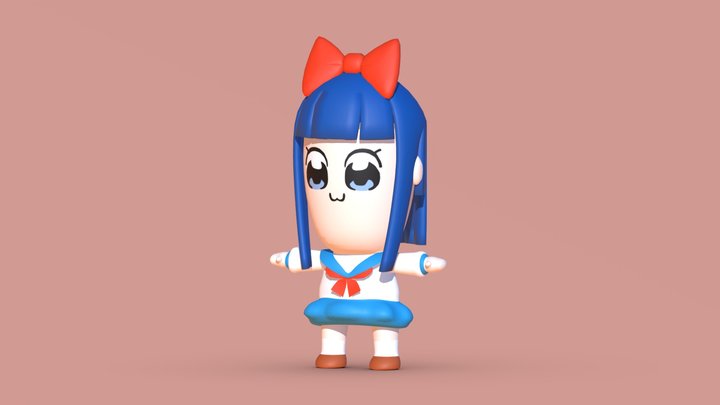 Pipimi from Pop Team Epic - VR Chat 3D Model