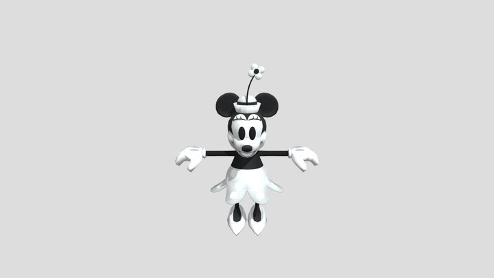Minnie Mouse (Classic) / Disney Magic Kindom 3D Model