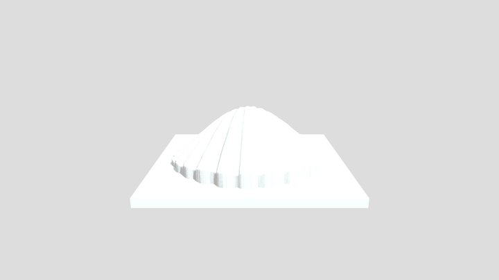Pecten jacobaeus Sea Shell M MOLD 3D Model