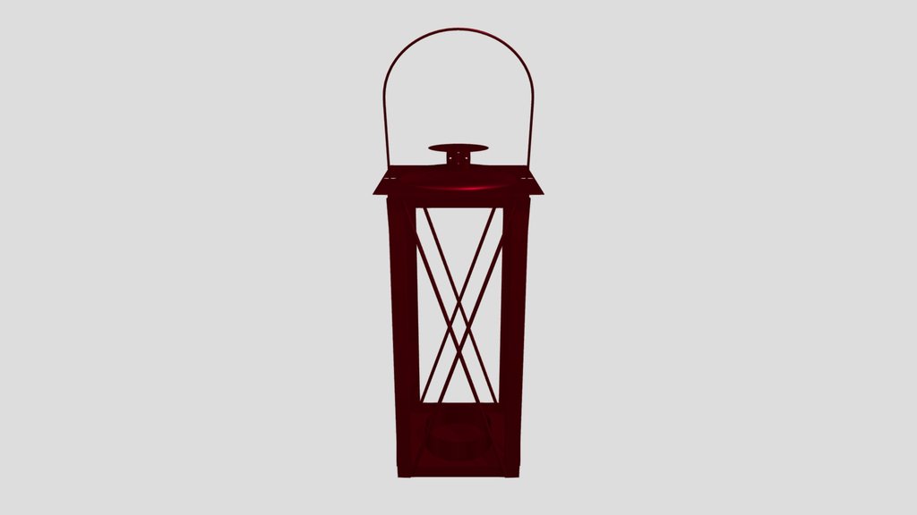 Red candle lantern