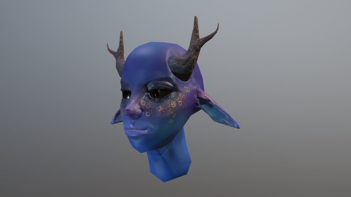 Head Faun 3D Model