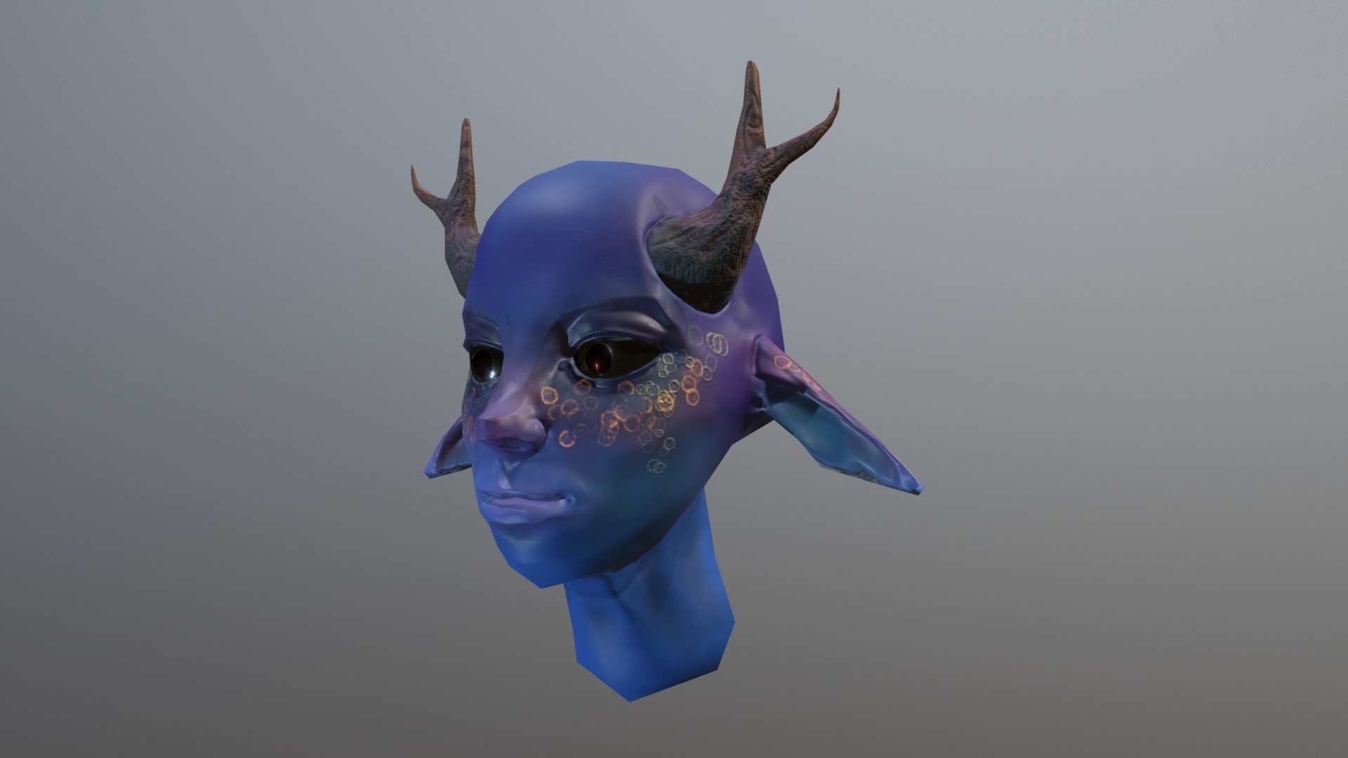 Head Faun - 3D model by Marion VG (@MarionVG) [240b51b] - Sketchfab