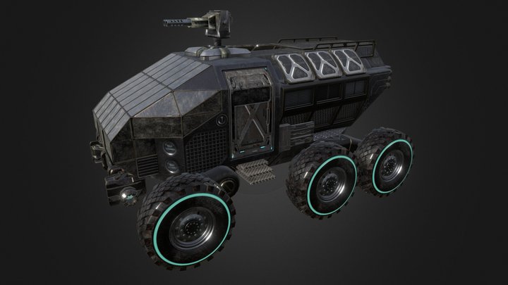 Truck Scifi 3D Model