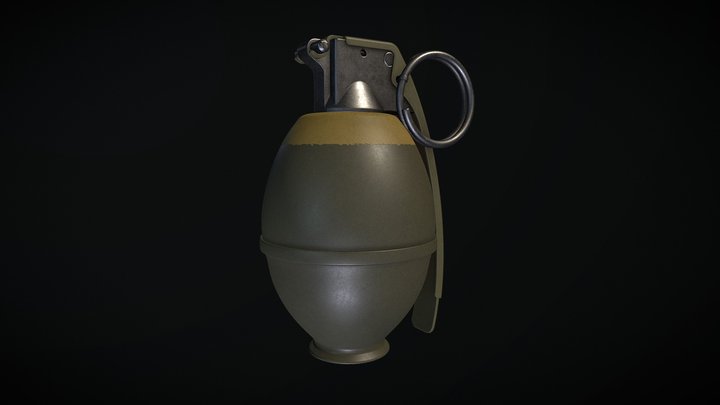 Grenade M26 3D Model