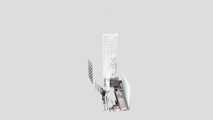 RMIT Design Hub Courtyard 3D Model