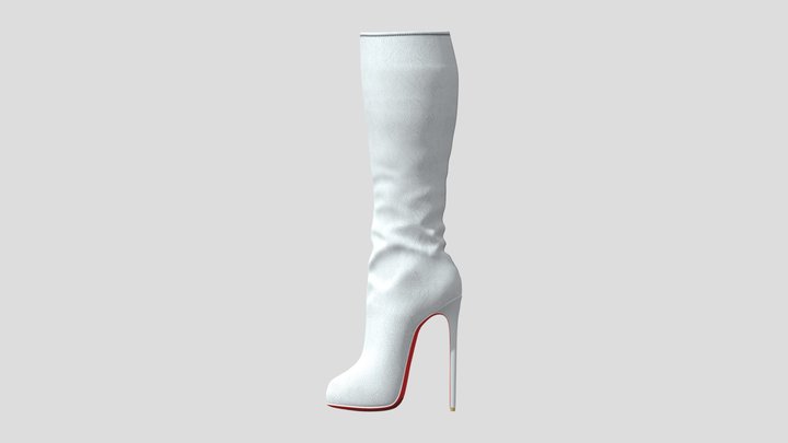 Roxanne High Heel Boots 3D Model