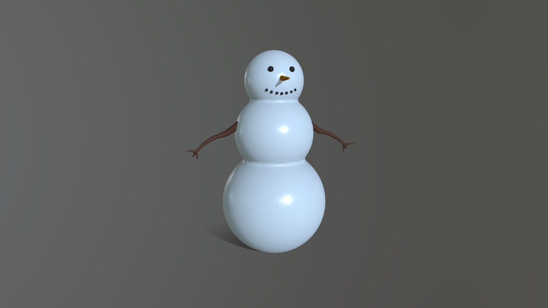 Simple Snowman - 3D model by restlywander [240d166] - Sketchfab