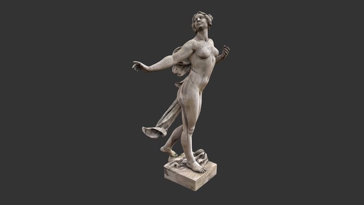 Vltava statue 3D Model